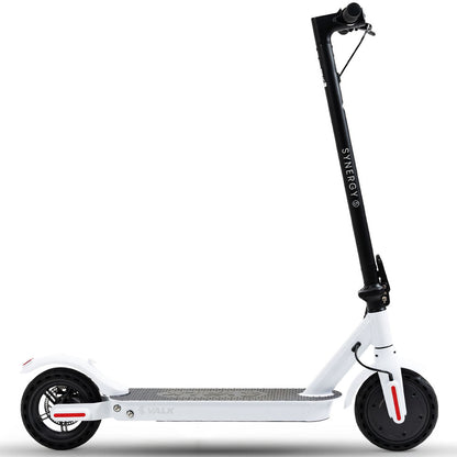 400W Electric Scooter for Adults, with Suspension and 25km Range, White