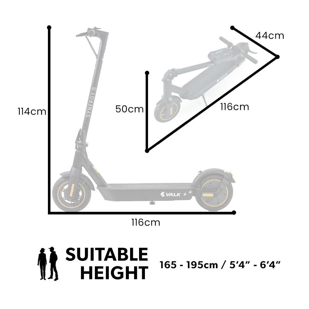 High-Performance Electric Scooter 500W, 15Ah, 40km Range, 18kg, Black/Yellow