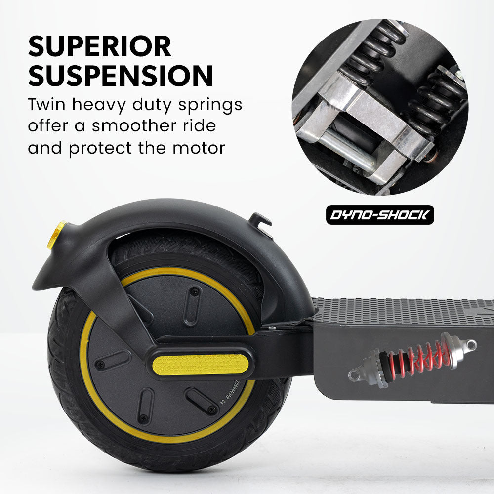 High-Performance Electric Scooter 500W, 15Ah, 40km Range, 18kg, Black/Yellow