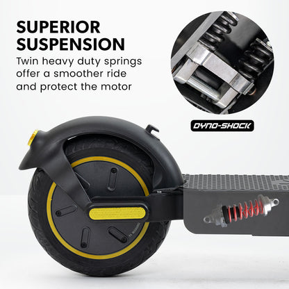 High-Performance Electric Scooter 500W, 15Ah, 40km Range, 18kg, Black/Yellow