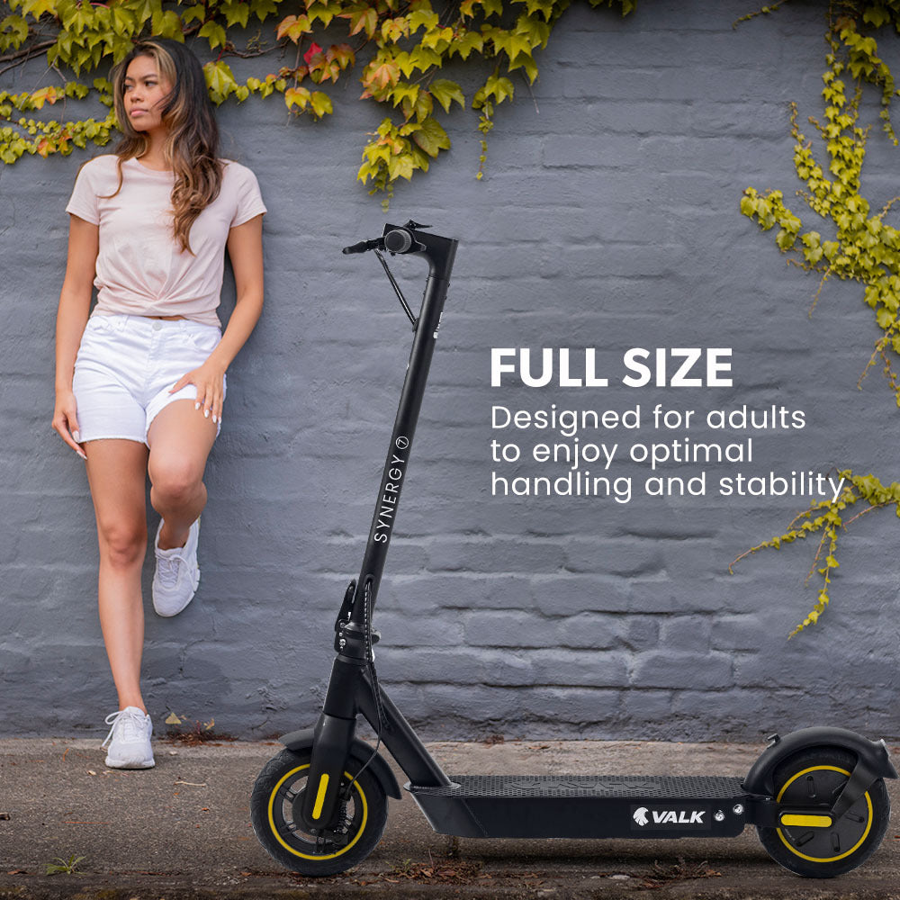 High-Performance Electric Scooter 500W, 15Ah, 40km Range, 18kg, Black/Yellow