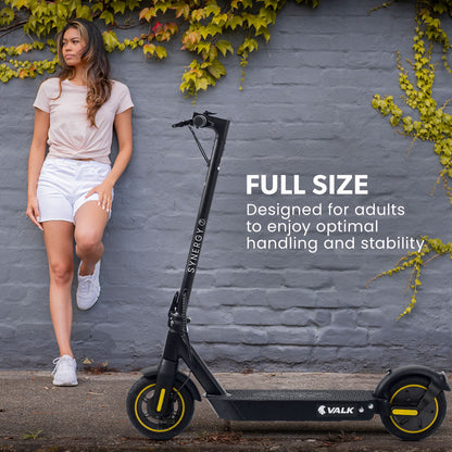 High-Performance Electric Scooter 500W, 15Ah, 40km Range, 18kg, Black/Yellow