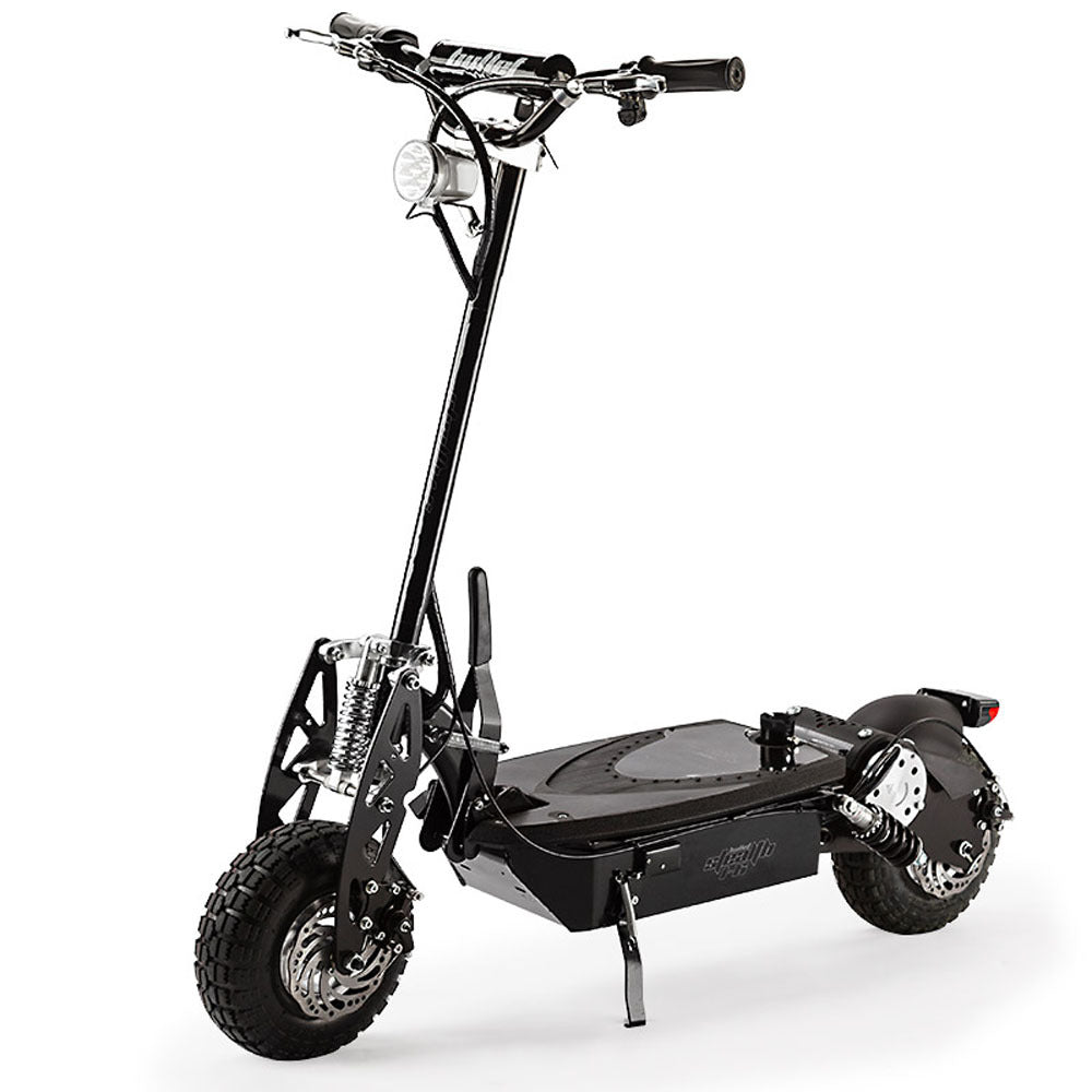 48V 1000W Folding Electric Scooter with LED Lights & Adjustable Seat
