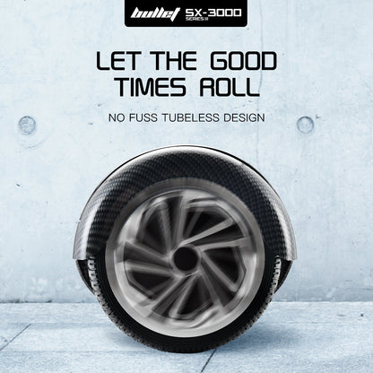 SX-3000 Series III Hoverboard: 15 km/h, 15 km Range, Dual 250W Motors, LED Lights