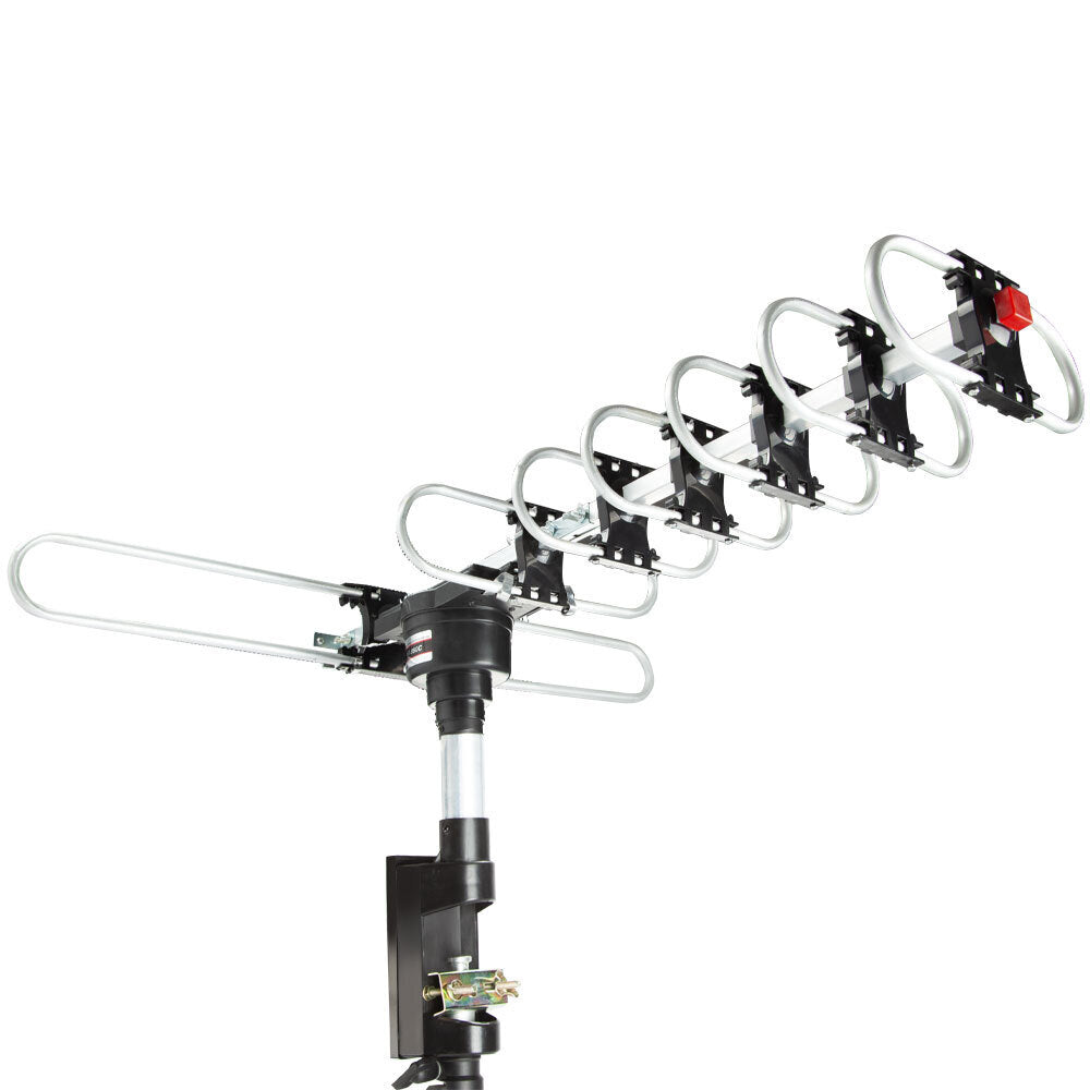 Digital Rotating Outdoor HD TV Antenna with Amplified Signal, 12m Cable