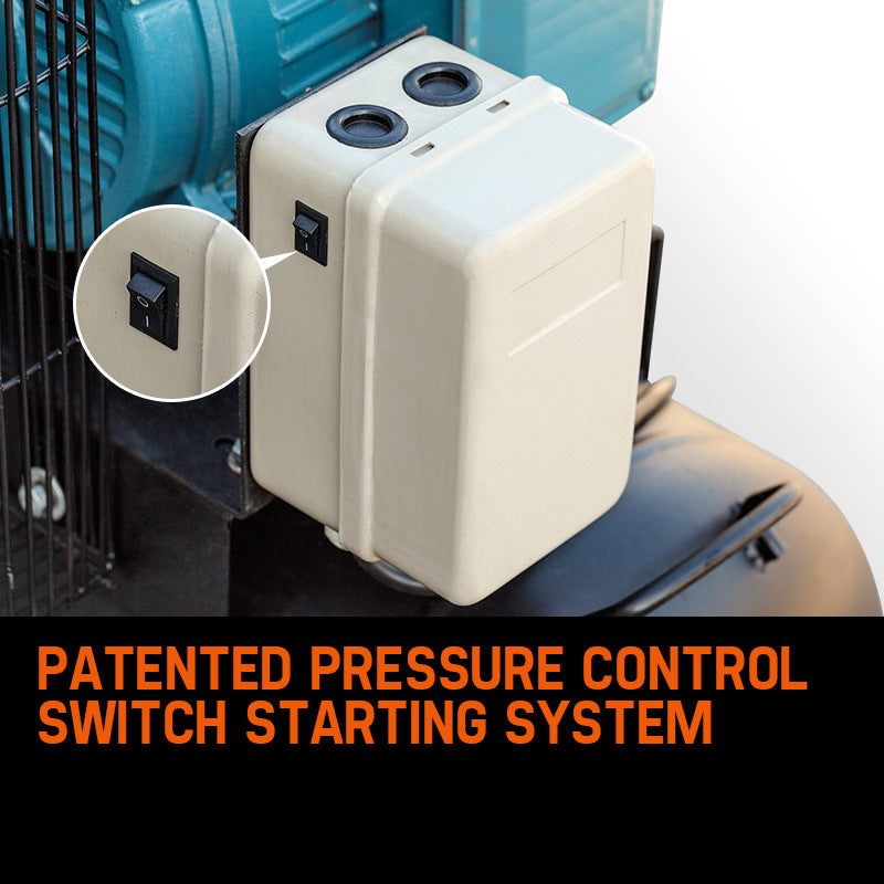 7.5kW Industrial Air Compressor, 150L, 415V 3-Phase, 115PSI Output