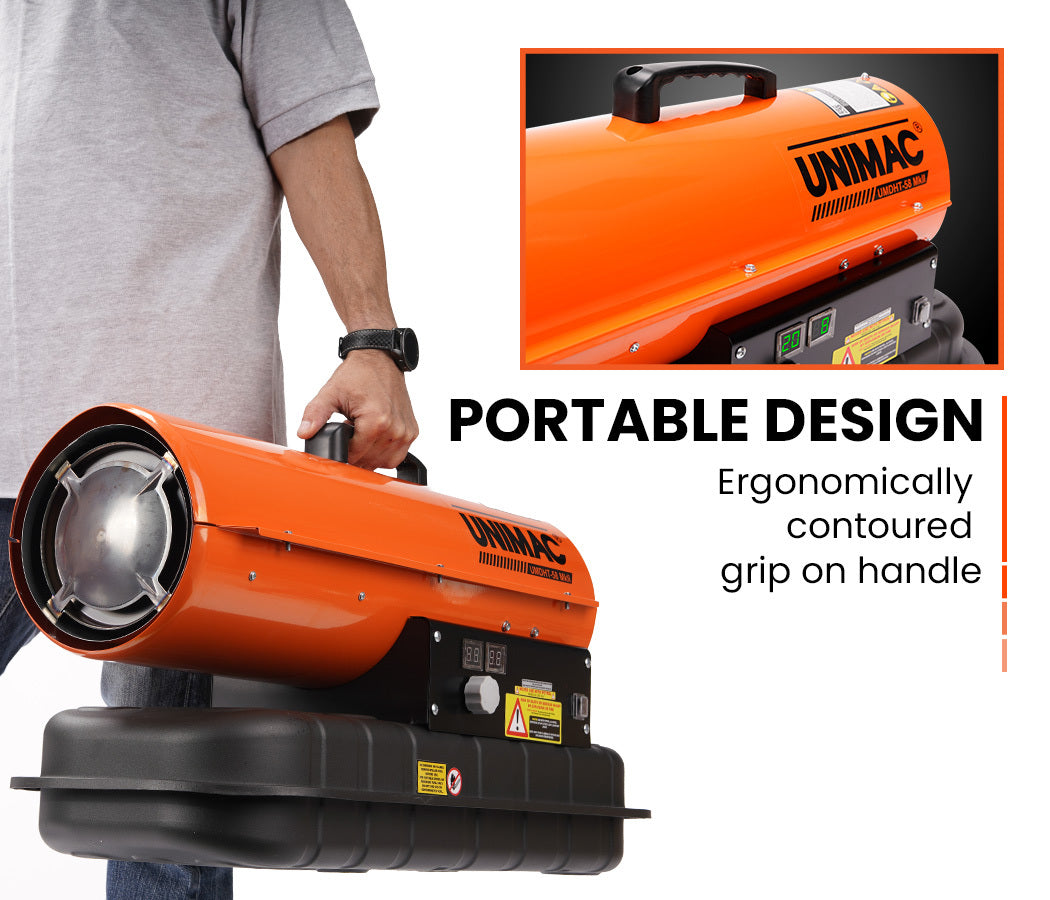 20kW Diesel Industrial Space Heater with 300m² Coverage and 10hr Runtime