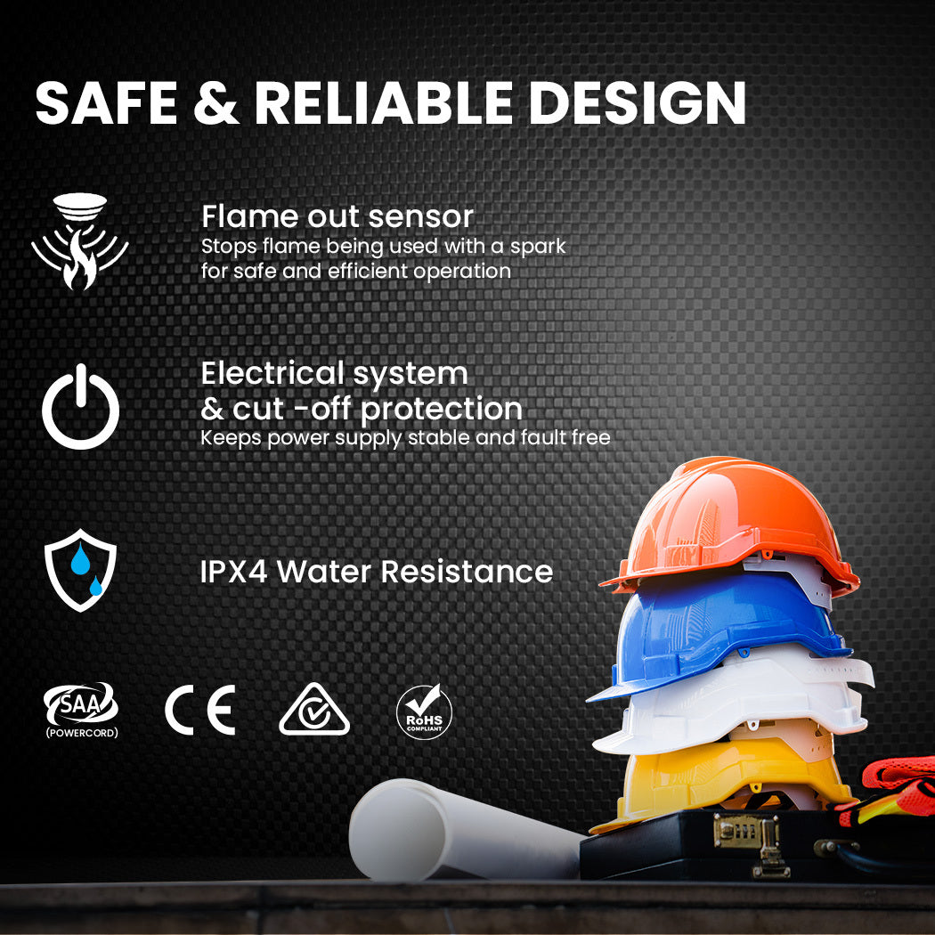 20kW Diesel Industrial Space Heater with 300m² Coverage and 10hr Runtime