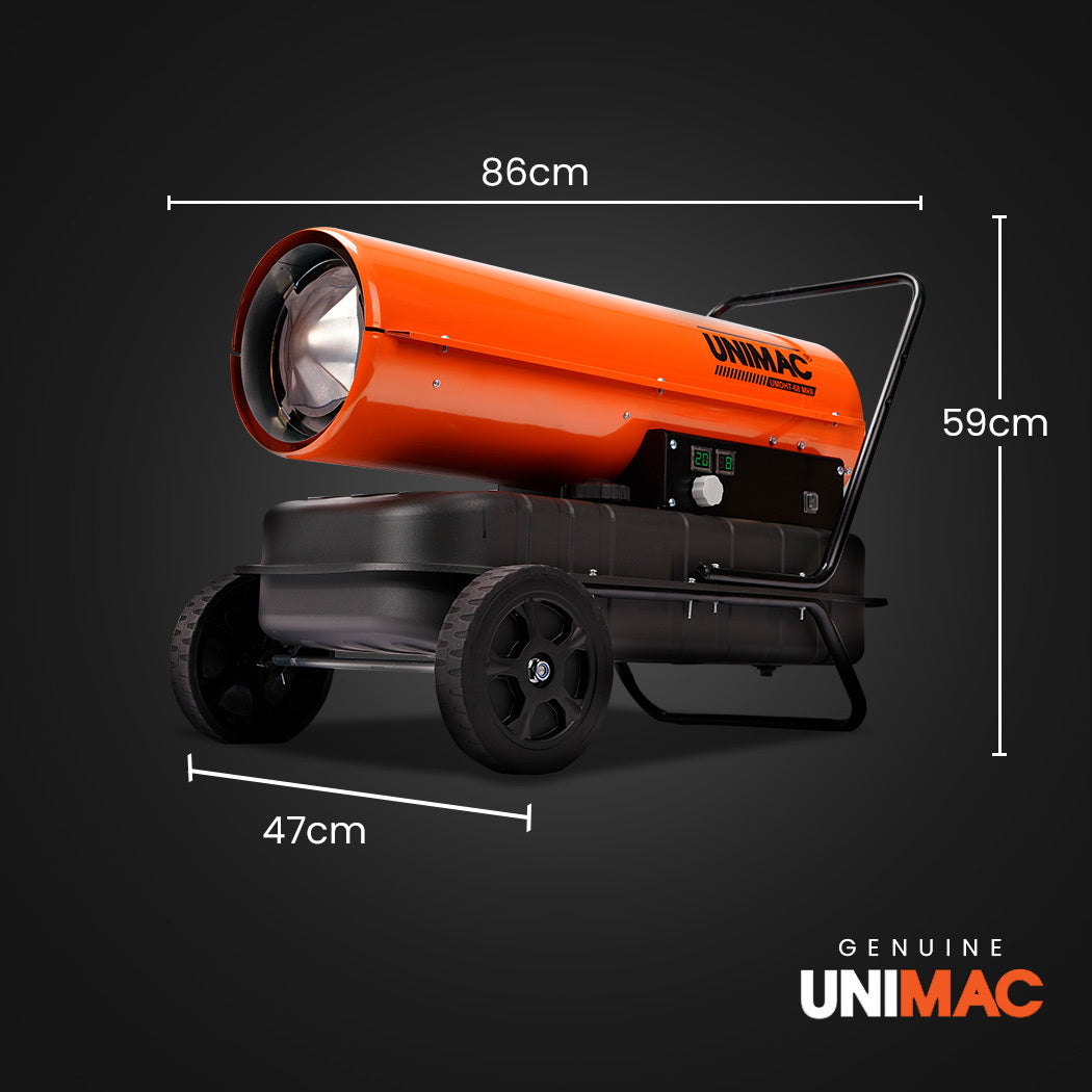 30kW Industrial Diesel Heater with 0.42m² Coverage and 15-Hour Runtime