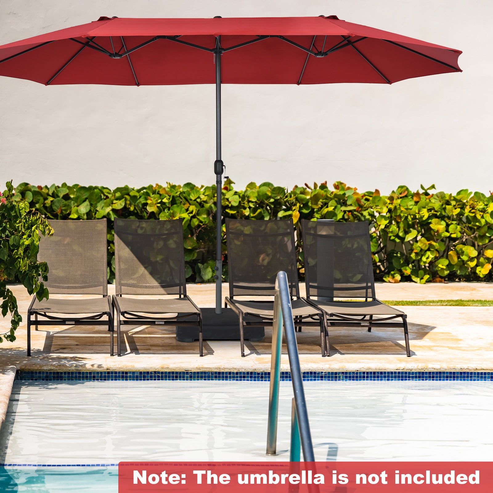 90 kg Patio Umbrella Base Large Outdoor Umbrella Stand