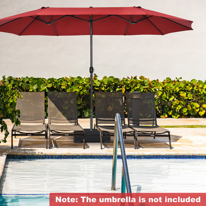 90 kg Patio Umbrella Base Large Outdoor Umbrella Stand