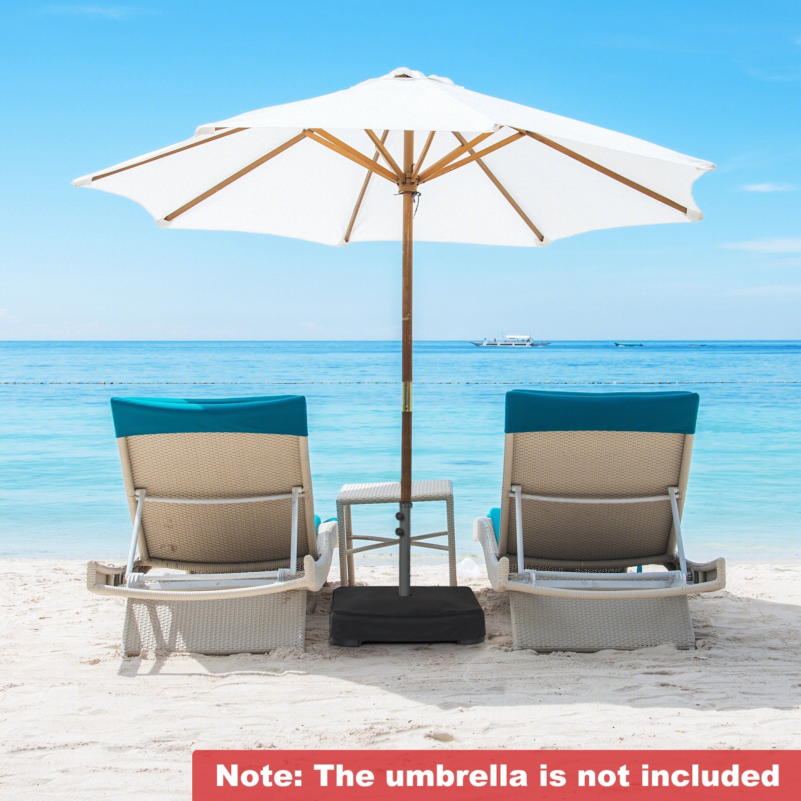 90 kg Patio Umbrella Base Large Outdoor Umbrella Stand