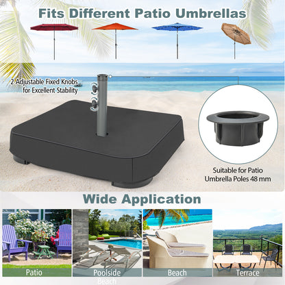 90 kg Patio Umbrella Base Large Outdoor Umbrella Stand