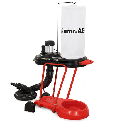 Mobile Dust Collector Cyclone System for Home Woodworking Workshop, 75L Capacity