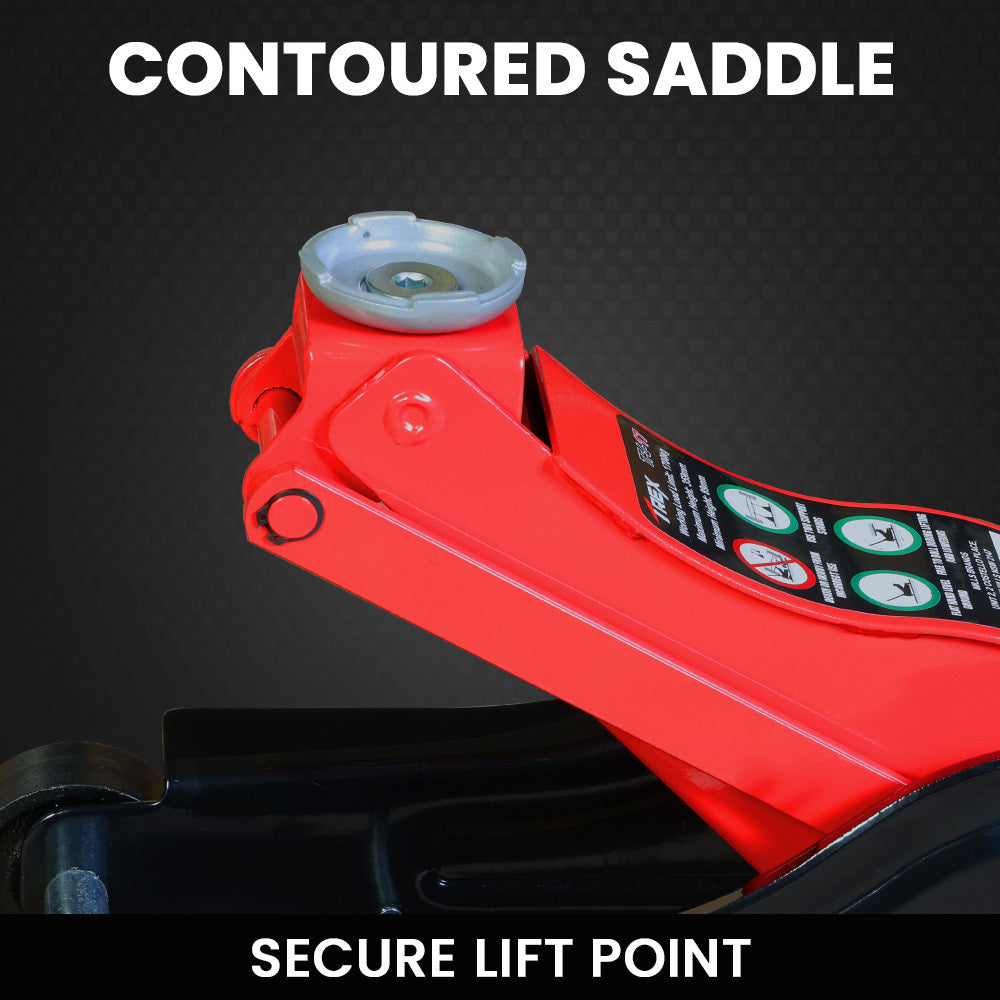 Hydraulic Trolley Floor Jack 1.7 Ton, Low Profile, Quick Release Handle