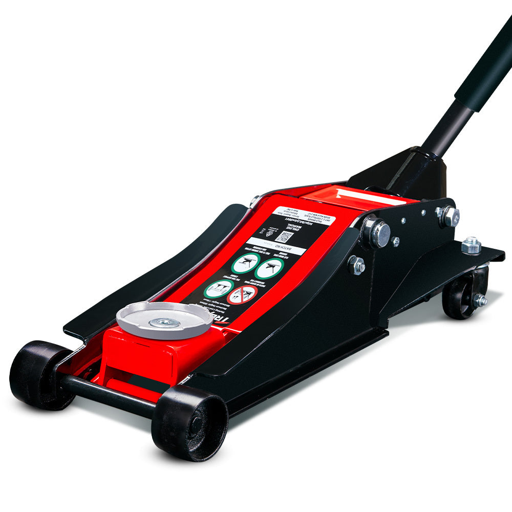 3,000 kg Hydraulic Trolley Jack - Dual Pump, 0.11 to 0.51 m Lift Range