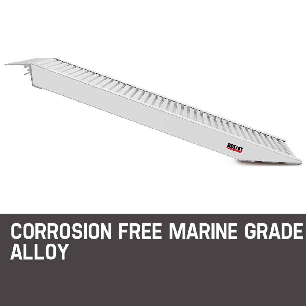 Pair of 2m Aluminium Loading Ramps, 3310kg Capacity