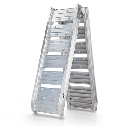 1.8m Aluminum Folding Loading Ramp, 200kg Capacity, Ultra-Light 7kg Design
