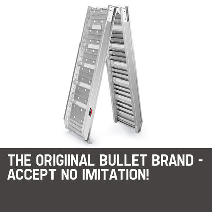 1.8m Aluminum Folding Loading Ramp, 200kg Capacity, Ultra-Light 7kg Design