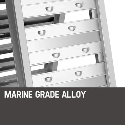 1.8m Aluminum Folding Loading Ramp, 200kg Capacity, Ultra-Light 7kg Design