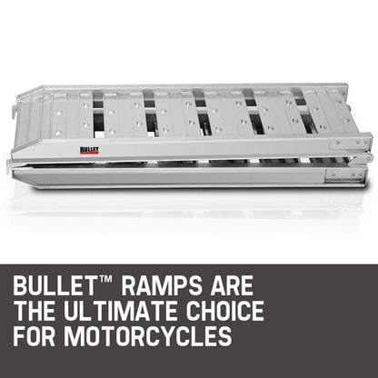 1.8m Aluminum Folding Loading Ramp, 200kg Capacity, Ultra-Light 7kg Design