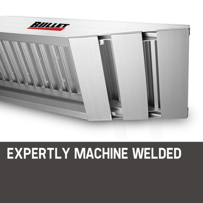 Pair of 1.6m Aluminum Loading Ramps, 4050kg Capacity, Non-Slip Design