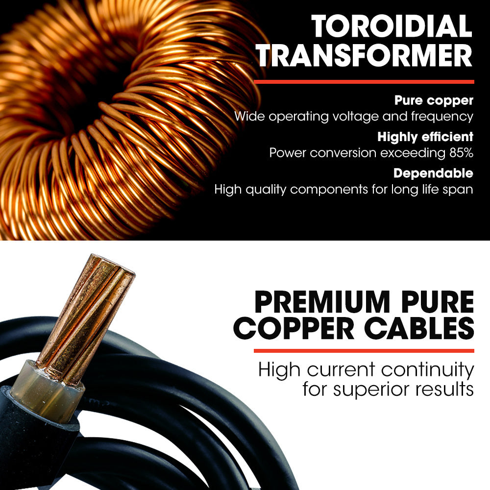 4-in-1 140A DC Inverter Welder with SYN-WELD Tech, 0.5-1.8m Range