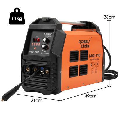 4-in-1 140A DC Inverter Welder with SYN-WELD Tech, 0.5-1.8m Range