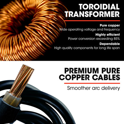 4-in-1 200A DC Inverter Welder with Adjustable Current and SYN-WELD Tech