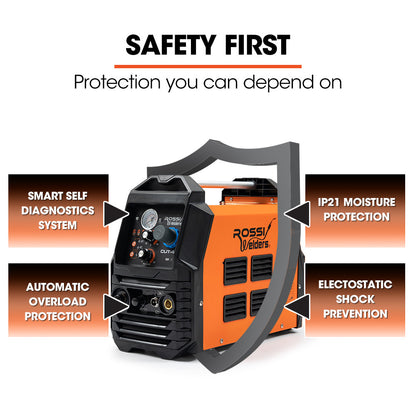 Pilot Arc Plasma Cutter with Inverter Tech, Cuts Up to 0.012m Steel Effortlessly