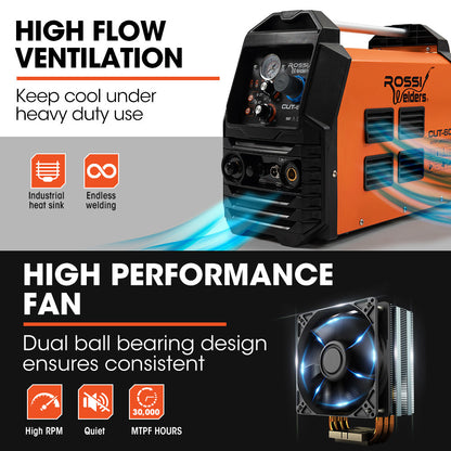 CUT-60 Plasma Cutter with Pilot Arc, Cuts Up to 0.25m Deep, 60 Amp Inverter