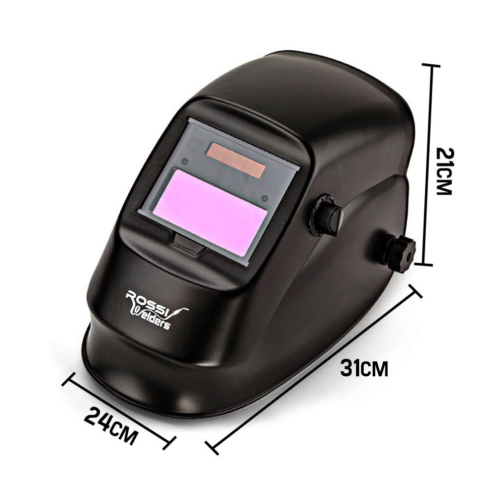 Solar Auto Darkening Welding Helmet with Fast Tint Adjustment and Comfort Fit