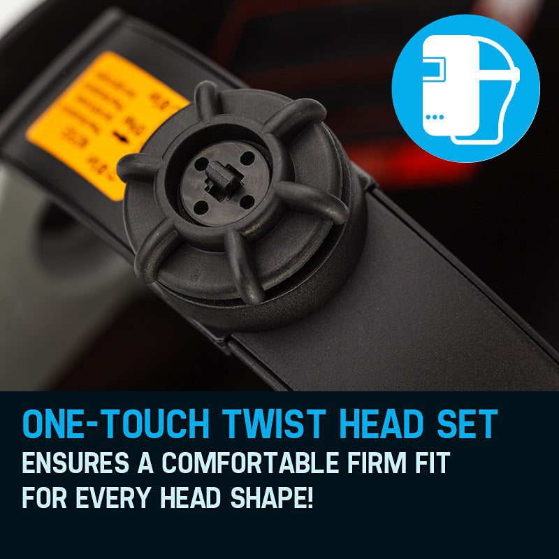 Solar Auto Darkening Welding Helmet with Fast Tint Adjustment and Comfort Fit