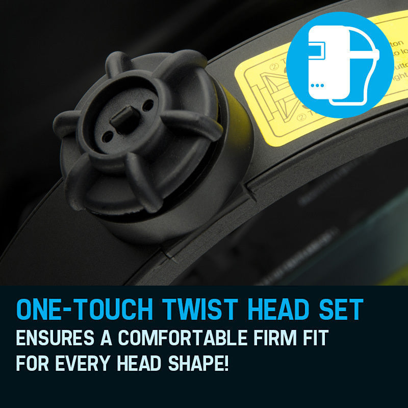Solar Auto Darkening Welding Helmet with Fast Tinting for MIG/ARC/TIG Applications