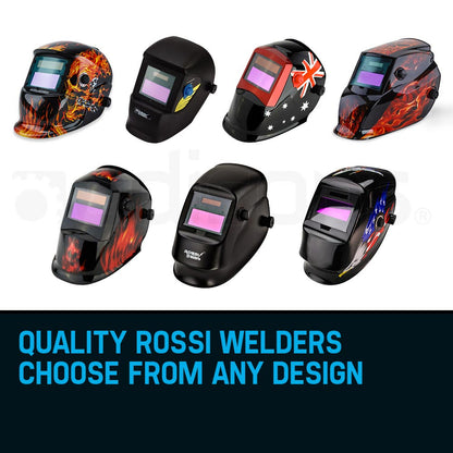 Solar Auto Darkening Welding Helmet with Fast Tinting for MIG/ARC/TIG Applications