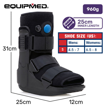 CAM Walker Moon Boot – Small, Foot Injury Support, Ankle Recovery, Adjustable Fit, Lightweight Walking Boot