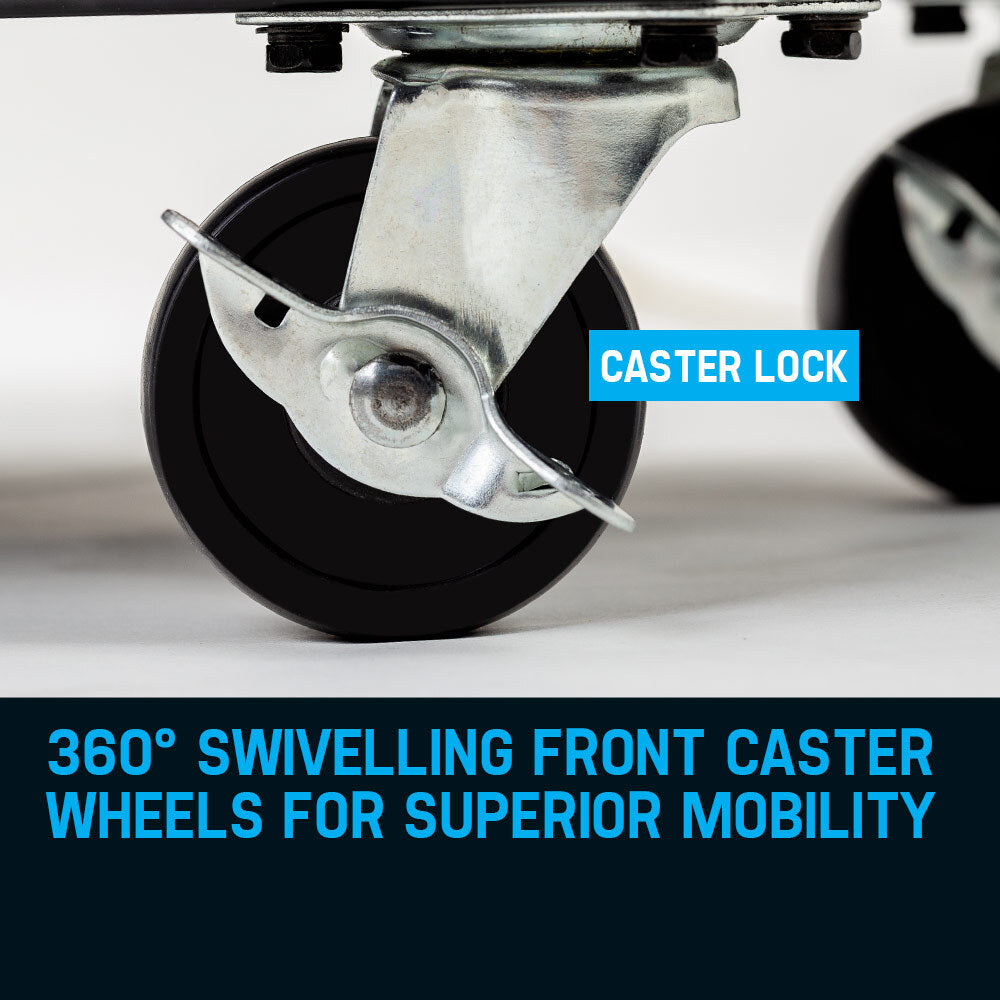 Welding Trolley Cart with Drawers and Wheels, 0.38m Rear Wheels, 95kg Capacity