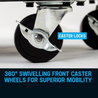 Deluxe Welding Cart Trolley with 50kg Capacity and Multi-Function Storage
