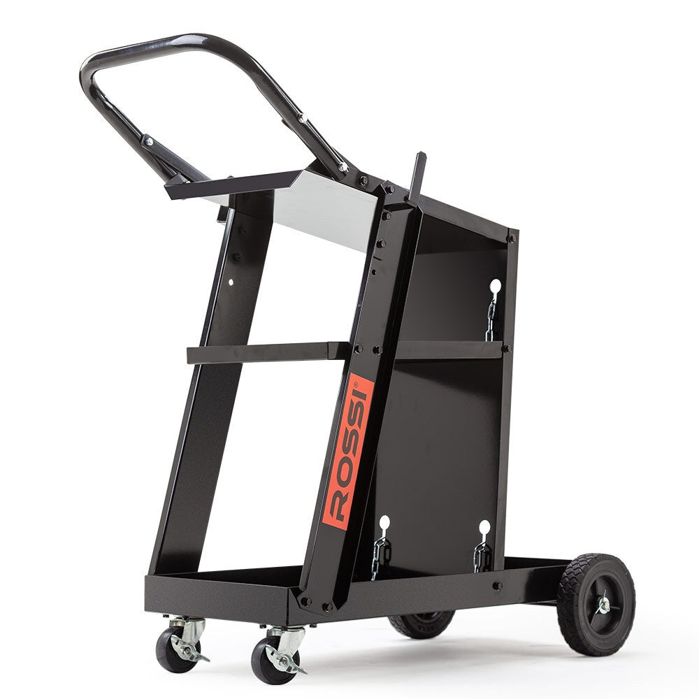 Deluxe Welding Cart Trolley with 50kg Capacity and Multi-Function Storage