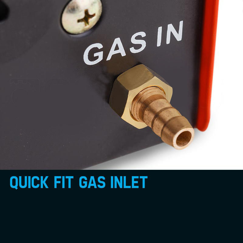 130A MIG Welder Gas & Gasless, 1.6m Torch, Overheat Protection, Portable