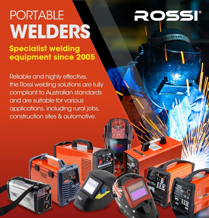 300 Amp Multiprocess Welder with 0.6-1.0mm Wire Feed, 20-300A Current Range