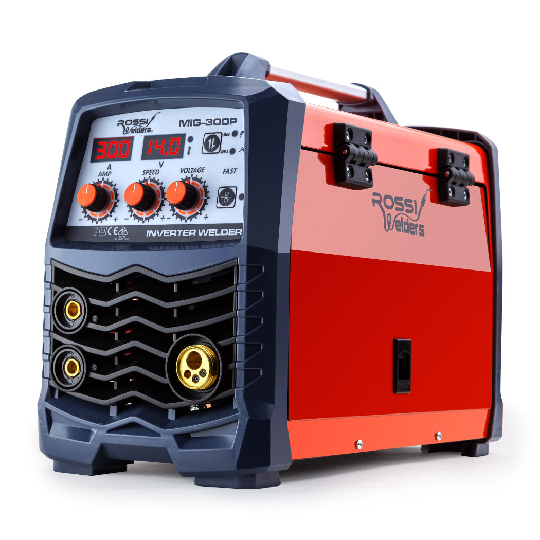 300 Amp Multiprocess Welder with 0.6-1.0mm Wire Feed, 20-300A Current Range