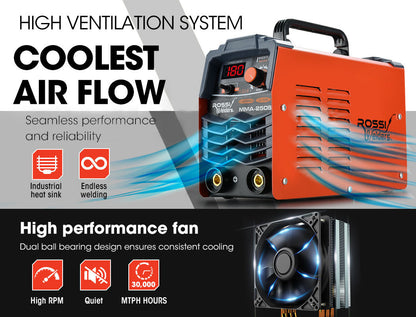 180A Portable Arc MMA Inverter Welder, 20-180A, 15A Plug, 1.5-12mm Welding