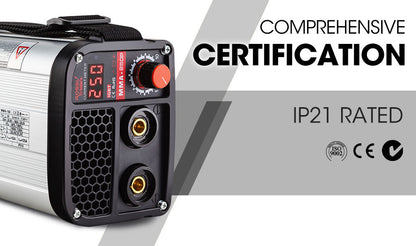 250 Amp Ultra-Portable iGBT MMA ARC Welder, DC Inverter, 4kg, 0.04m Rod Capacity