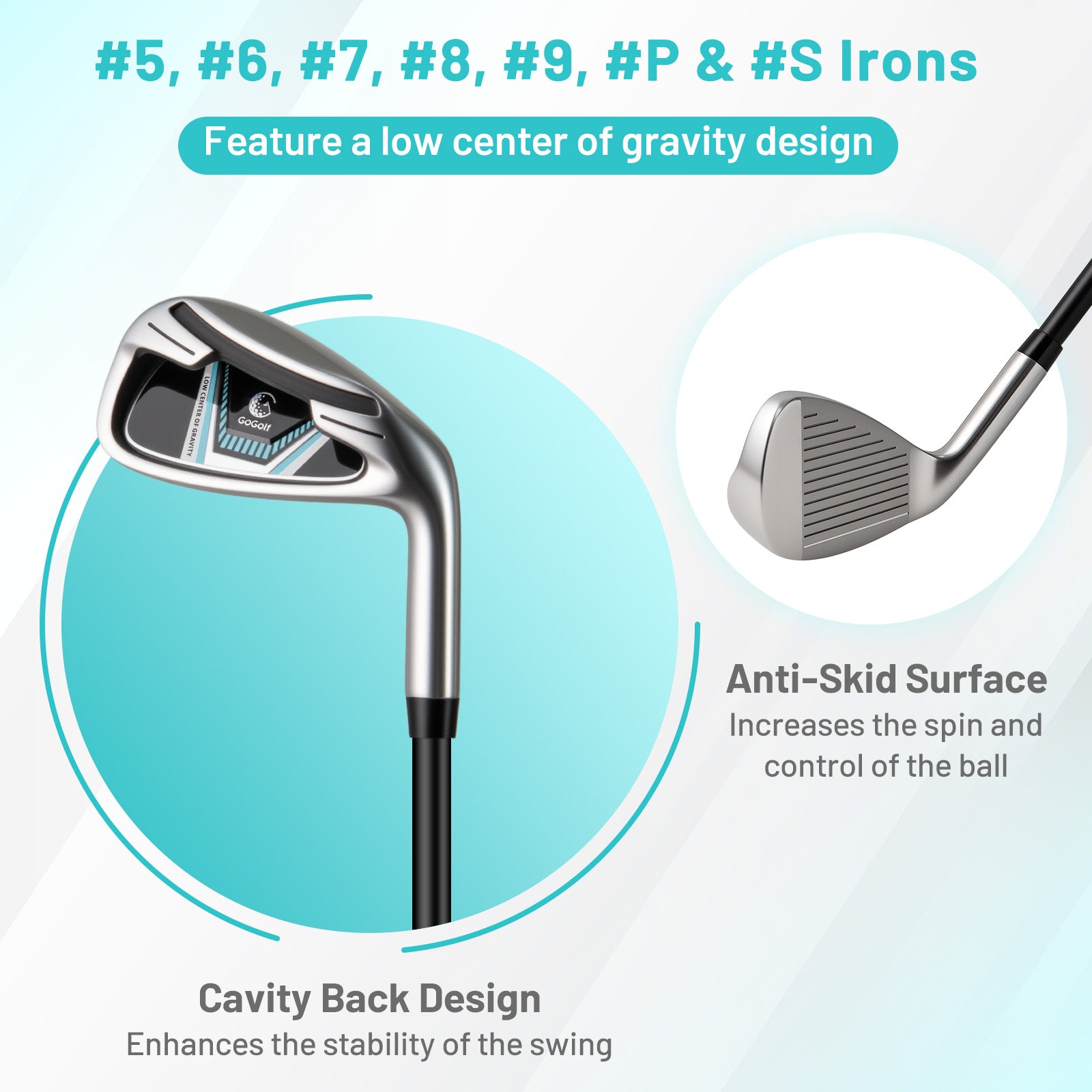 Women's 15-club package golf set with 460cc #1 driver and #3 fairway wood-Green