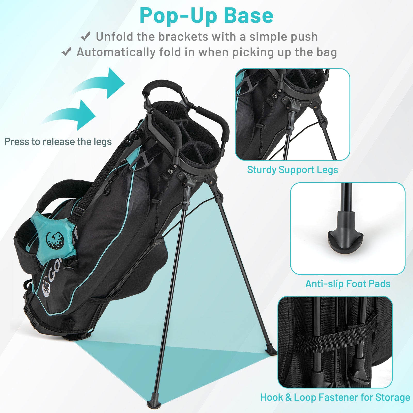 Women's 15-club package golf set with 460cc #1 driver and #3 fairway wood-Green