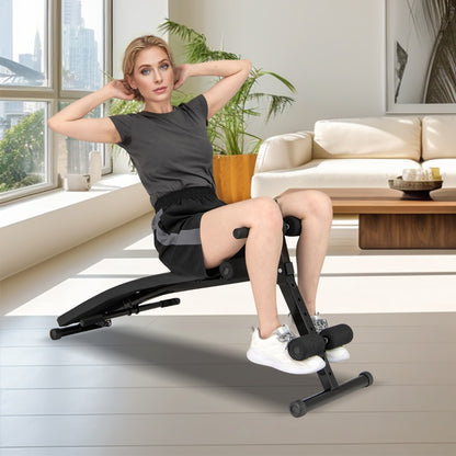 Costway Adjustable Decline Sit Up Bench for Exercise
