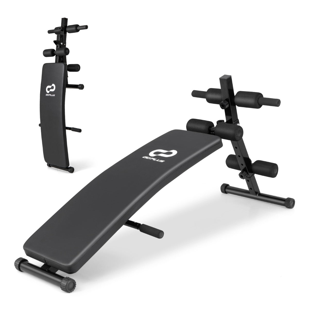 Costway Adjustable Decline Sit Up Bench for Exercise