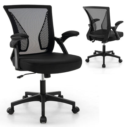 Adjustable Ergonomic Office Chair with Flip-Up Armrests