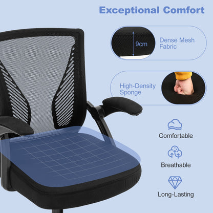 Adjustable Ergonomic Office Chair with Flip-Up Armrests